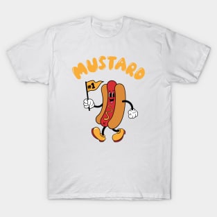 Hot Dog Race Mustard T-Shirt